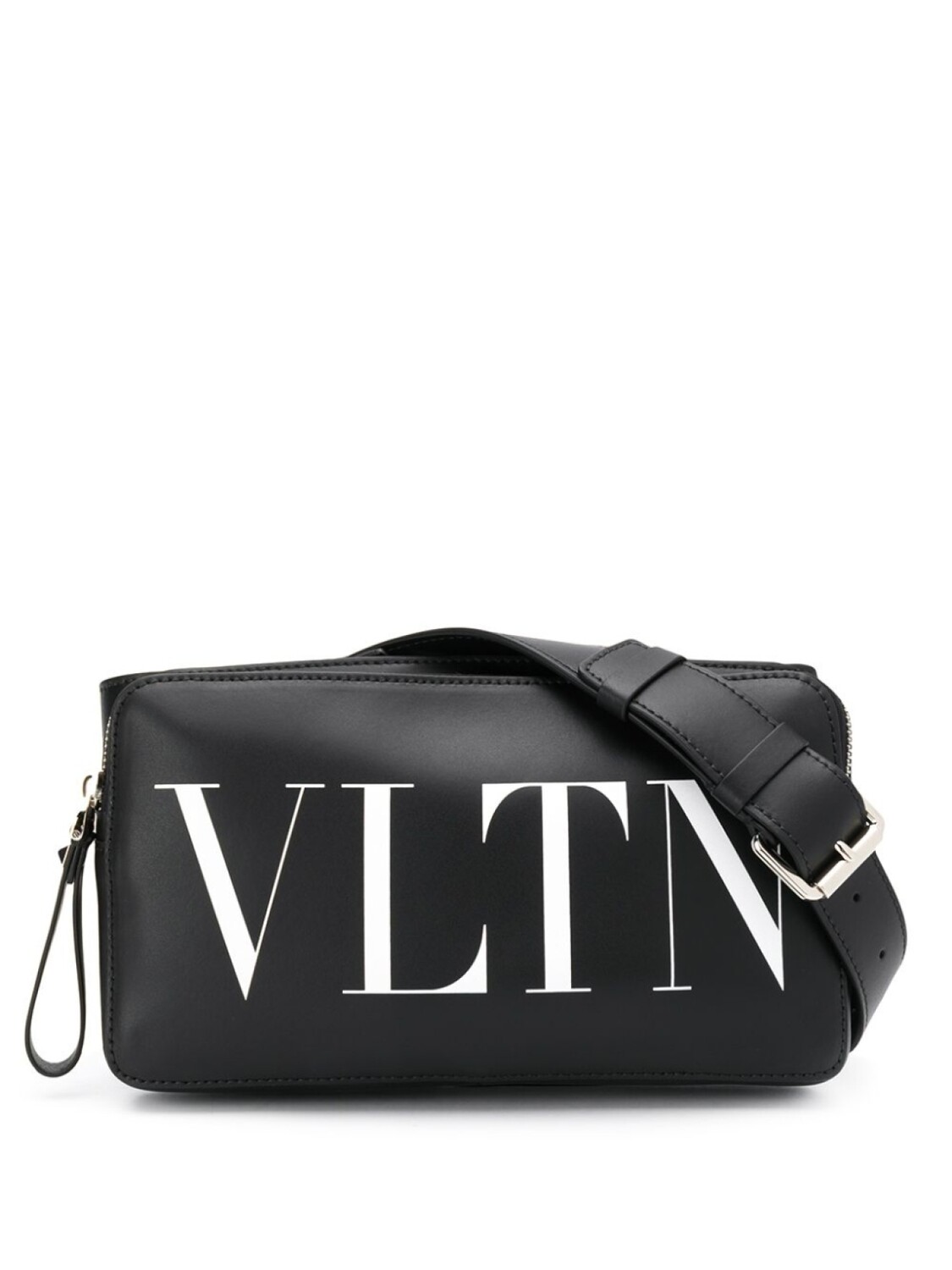 

Valentino Garavani поясная сумка с принтом VLTN, черный