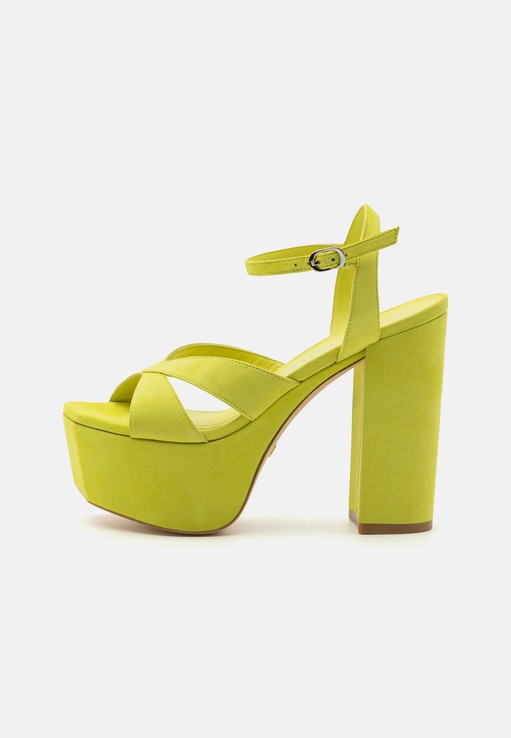 

Босоножки на каблуке Miami Squarehigh Platform Stuart Weitzman, цвет pistachio