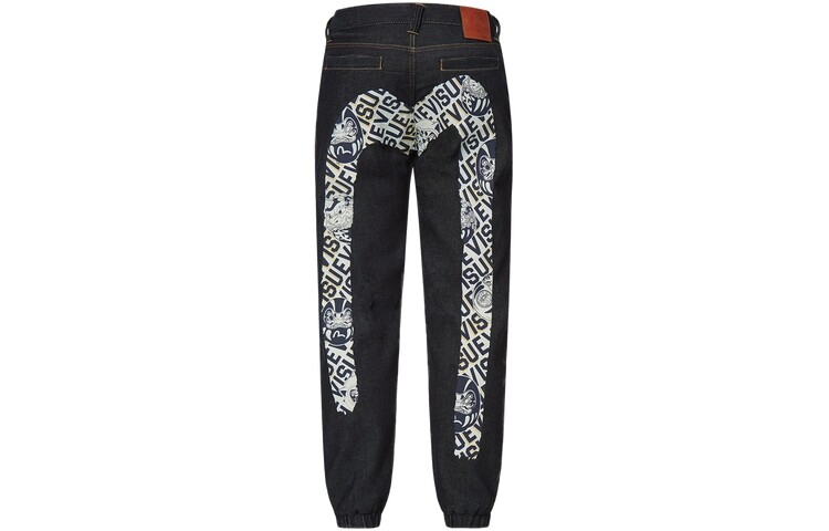 

Джинсы мужские деним синие Evisu, синий