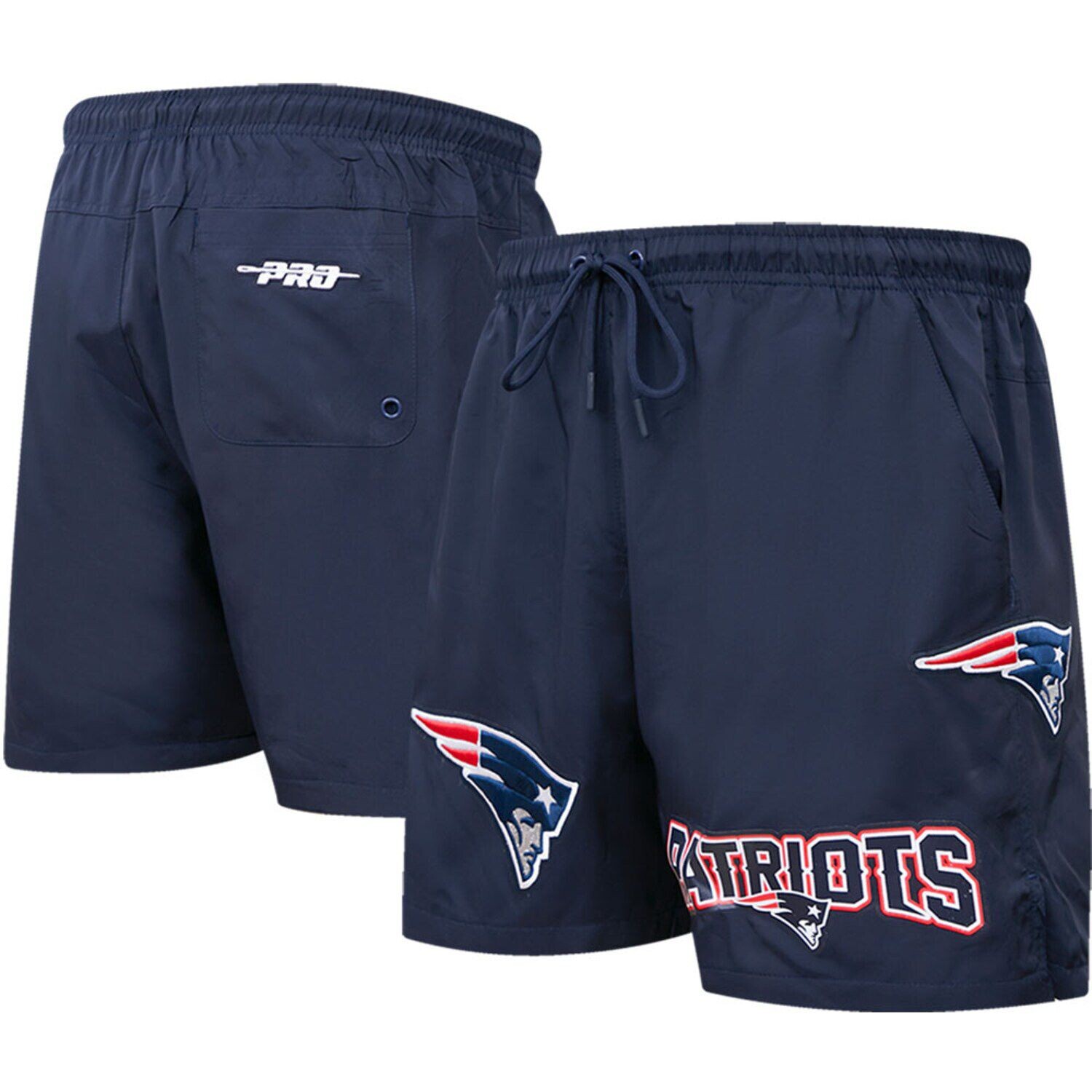 

Мужские тканые шорты Pro Standard New England Patriots темно-синего цвета