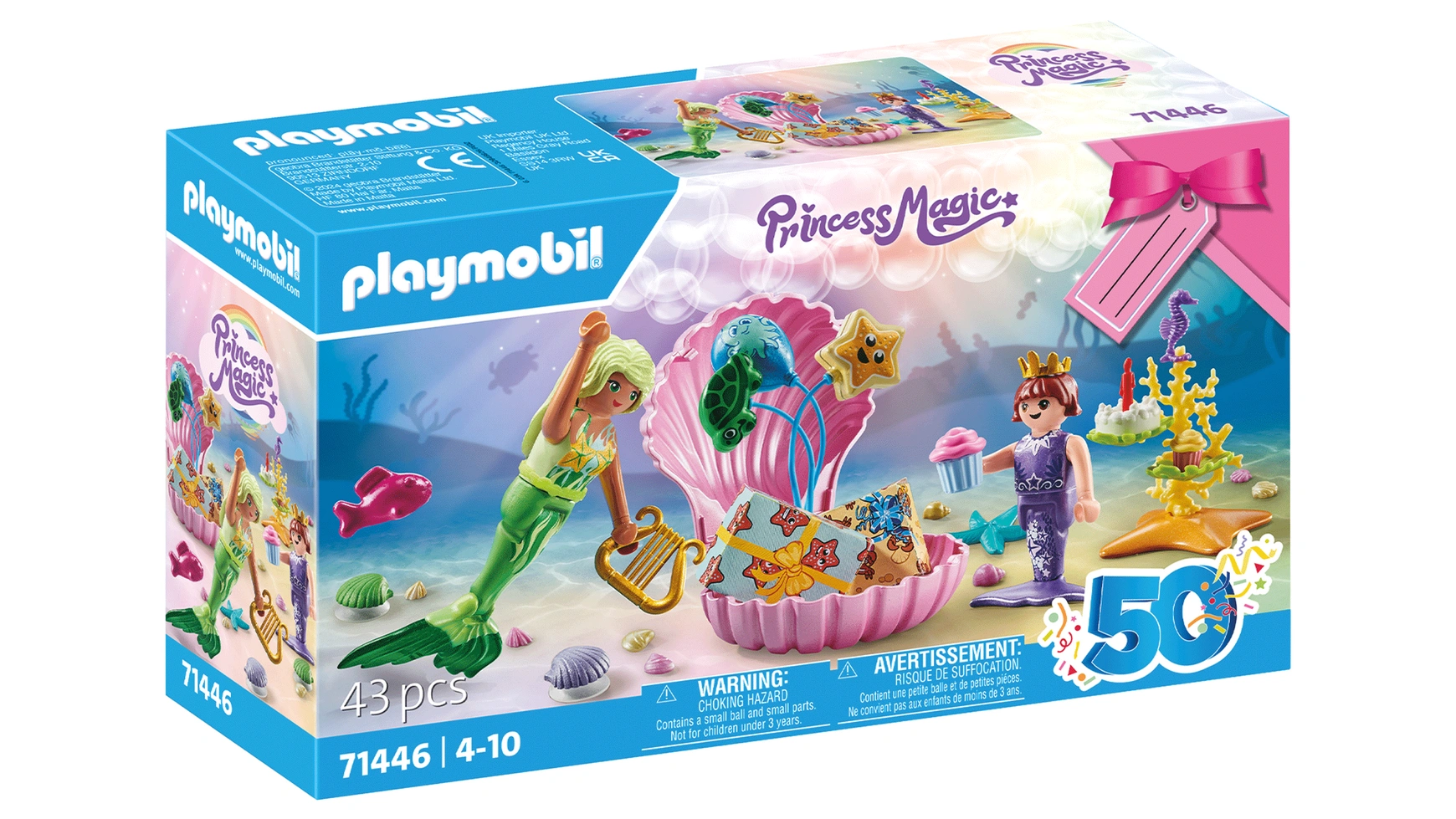 Волшебная принцесса день рождения русалки Playmobil