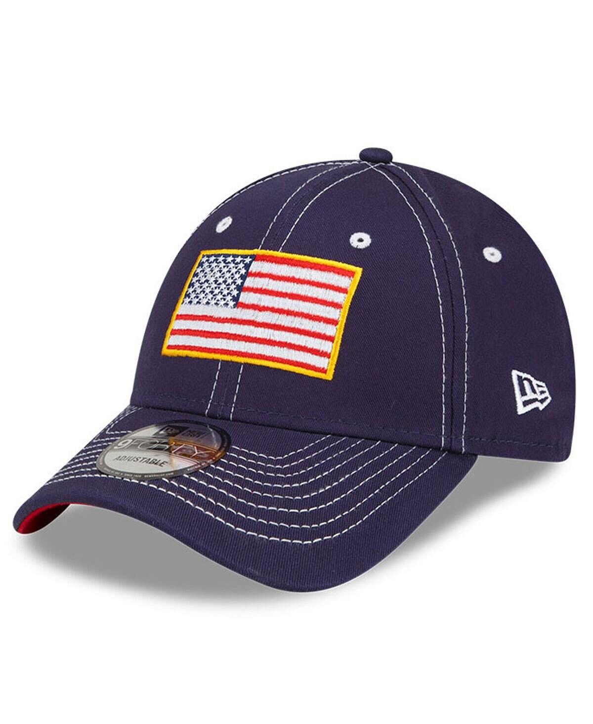 

Мужская темно-синяя регулируемая кепка с флагом JR Motorsports Snapback New Era
