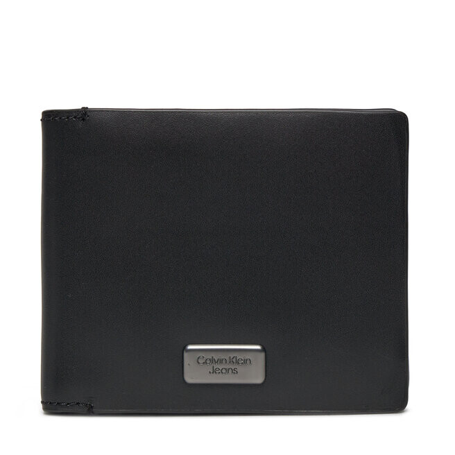

Кошелек Calvin Klein Jeans InstPlaque Bifold, черный