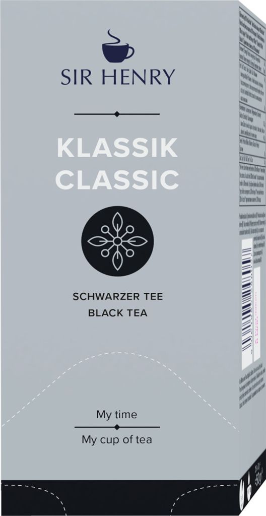 

Чай Сэр Генри, название (тип) Black Tea Classic Tchibo