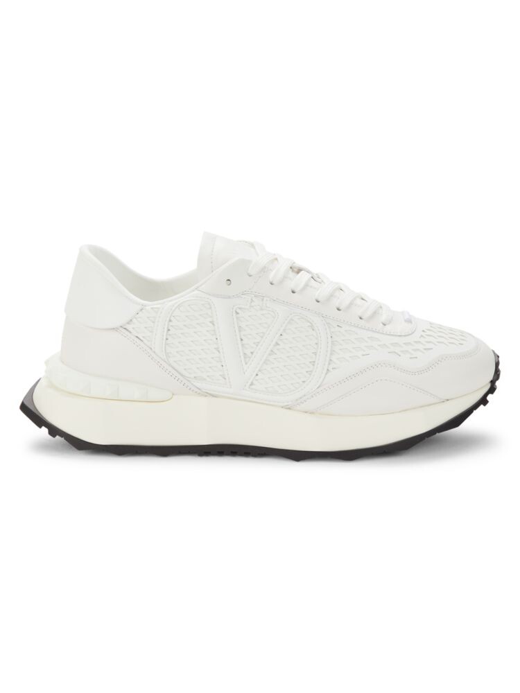 

Кроссовки для бега Rockstud с сеткой Valentino Garavani, цвет Bianco
