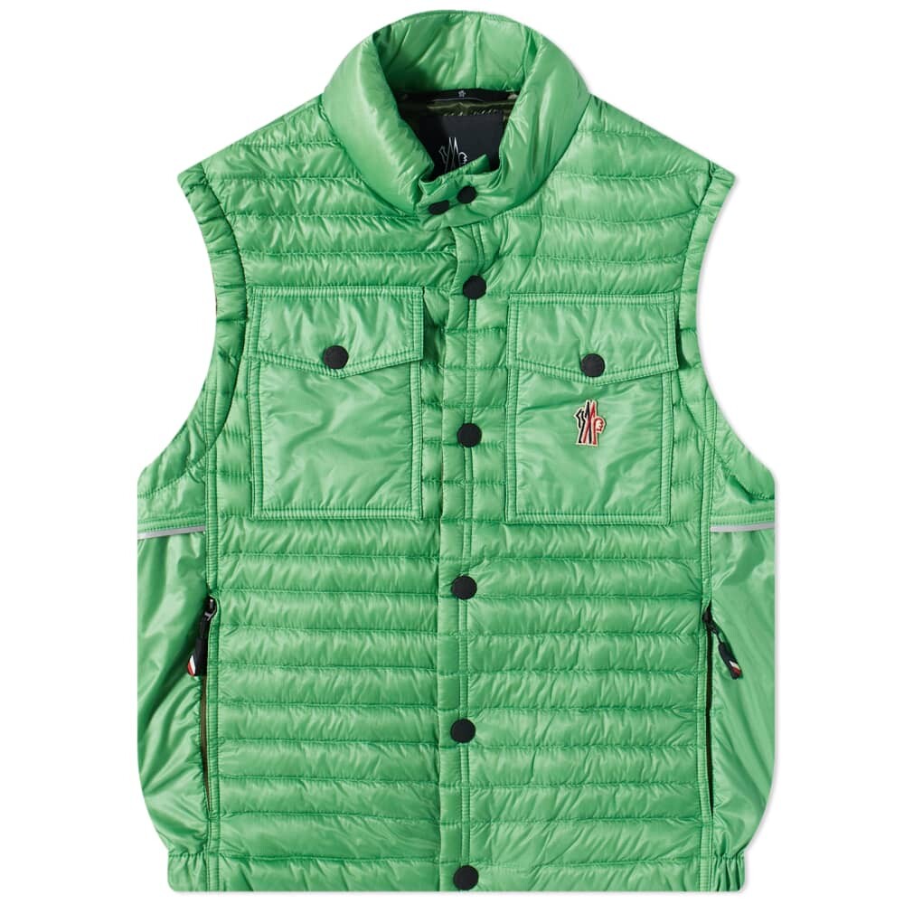 

Moncler Grenoble Утепленный жилет из рипстопа, зеленый