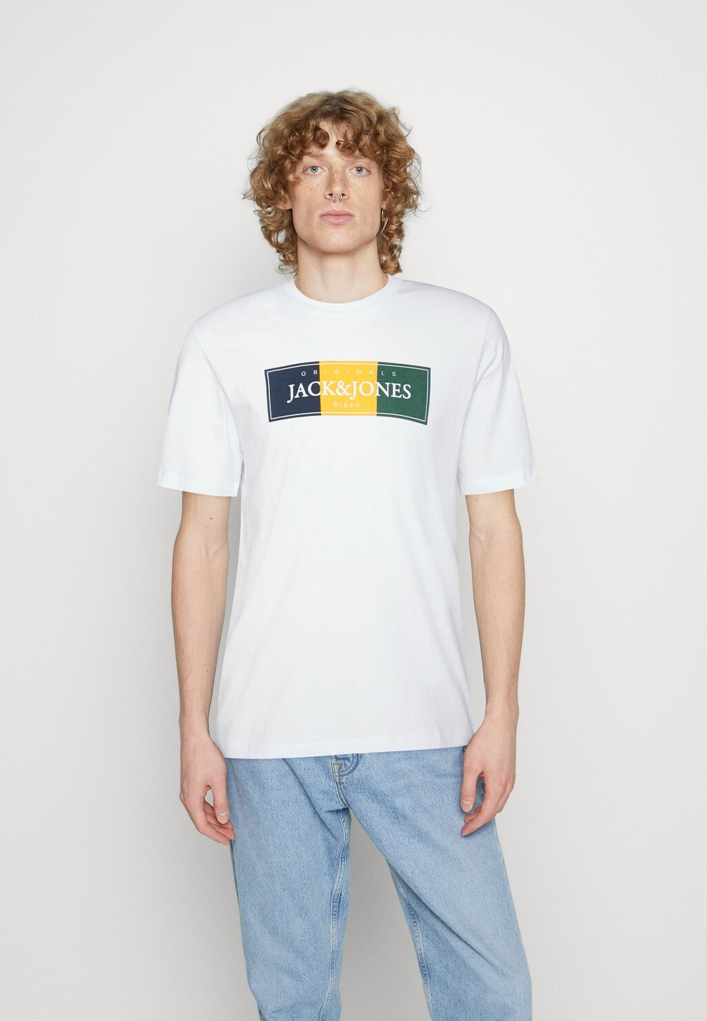 

Футболка с принтом Jack & Jones, белый