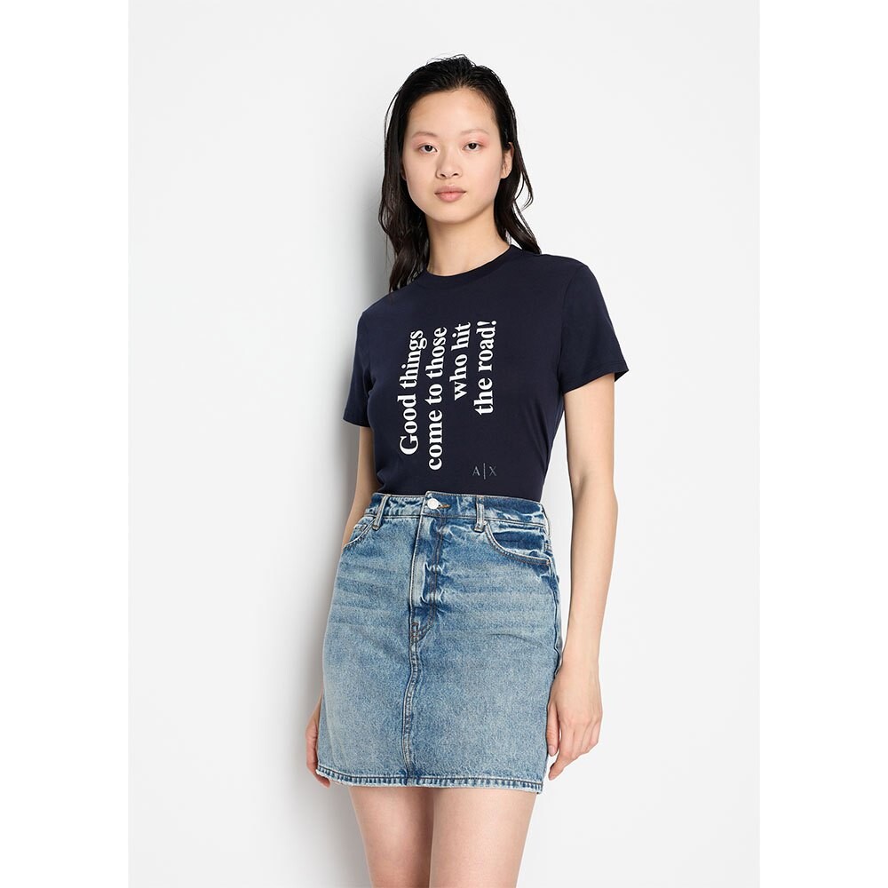 

Юбка Armani Exchange 3DYN60_Y14BZ Denim, синий, Белый