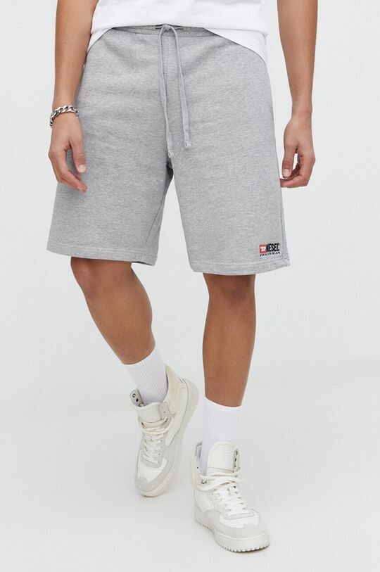 

Хлопковые шорты Diesel, серый