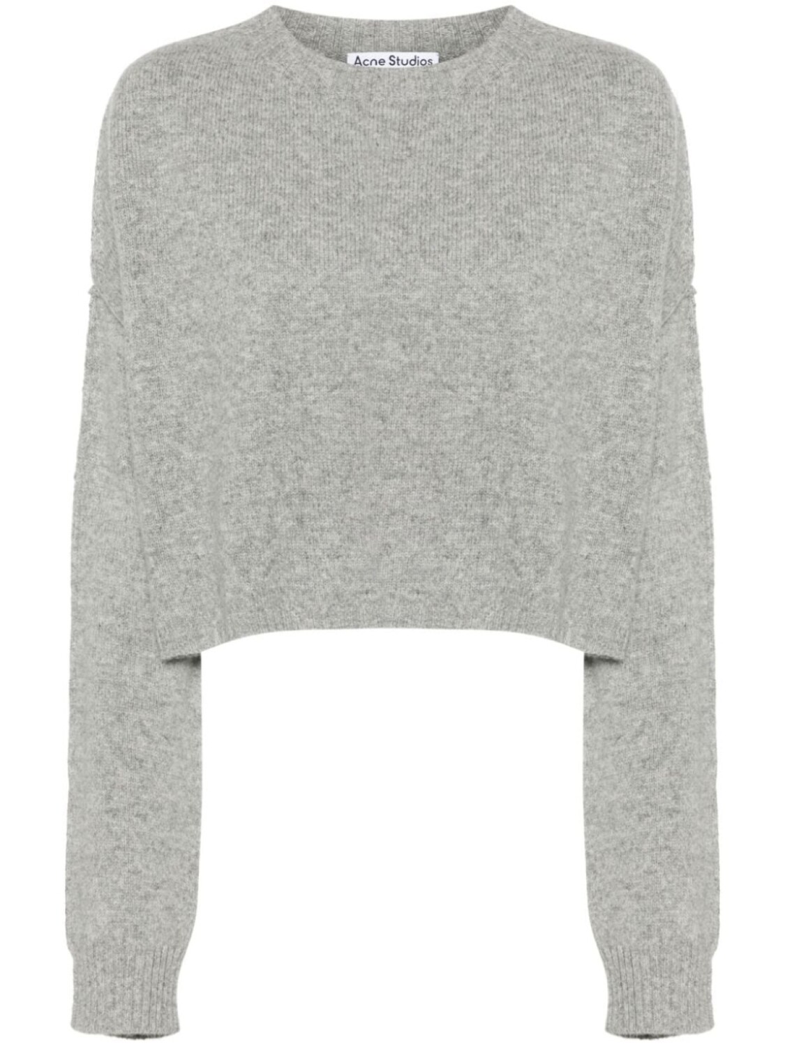 

Acne Studios свитер с вышитым логотипом, серый