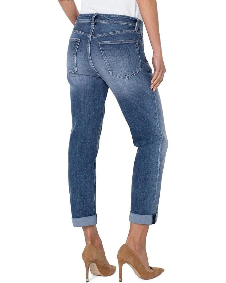 Джинсы Liverpool Los Angeles Keeper Boyfriend Rolled Cuff Jeans 29/26 in Hartwell, цвет Hartwell