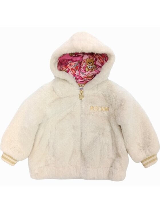 Зимняя куртка regular fit Love Moschino, белый