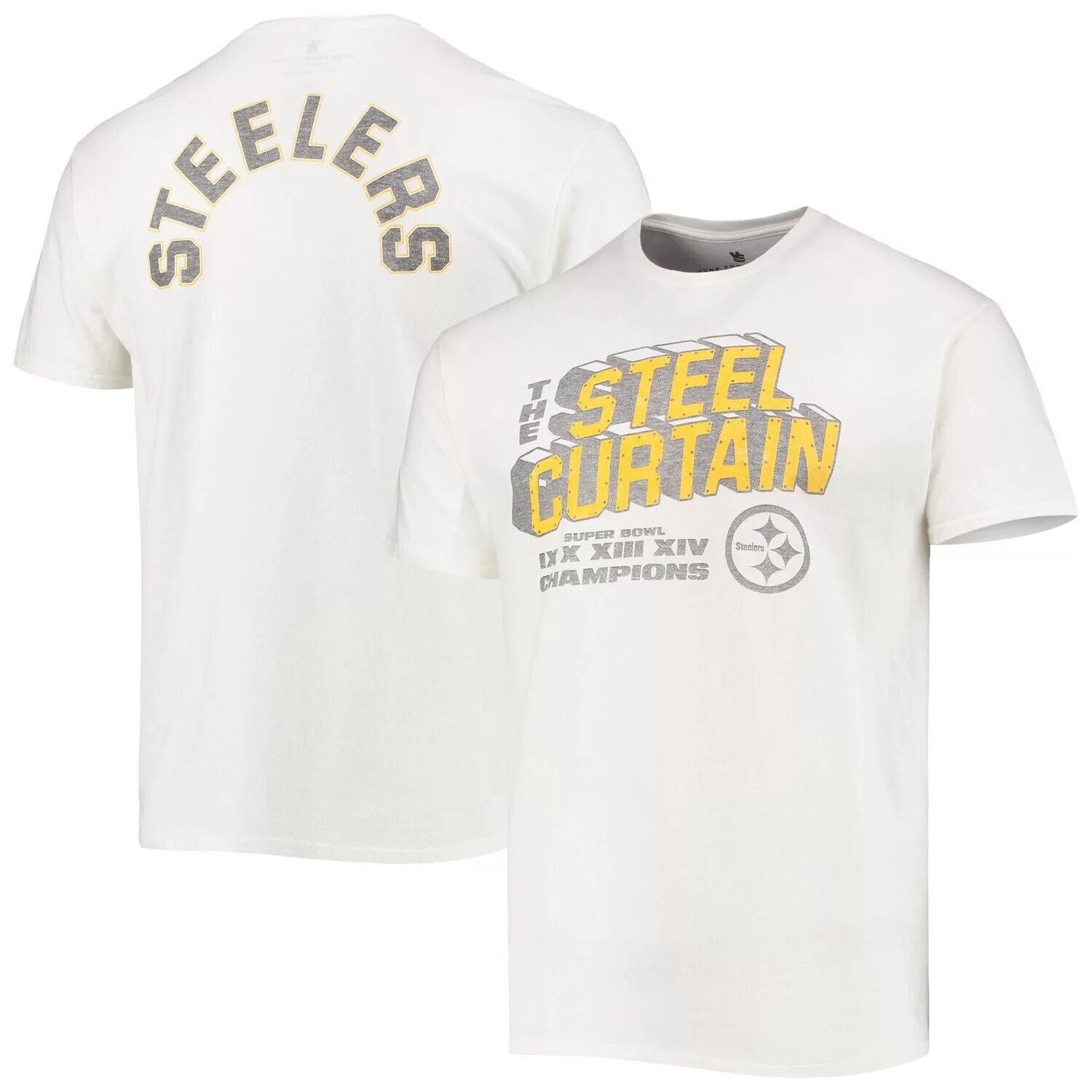 

Мужская белая футболка Junk Food Pittsburgh Steelers Local