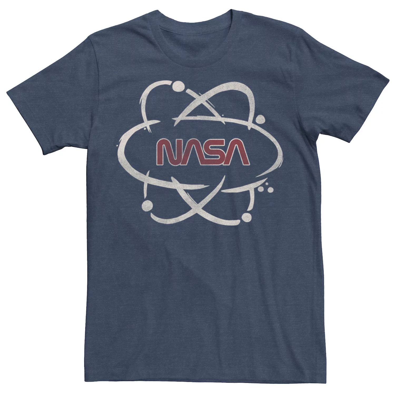 Мужская футболка с логотипом NASA Atom Path Licensed Character