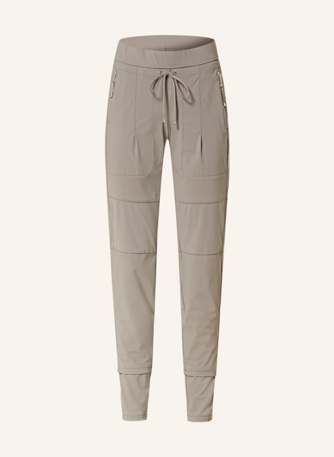 

Брюки RAFFAELLO ROSSI CANDY LONG im Jogging-Stil, серо-коричневый