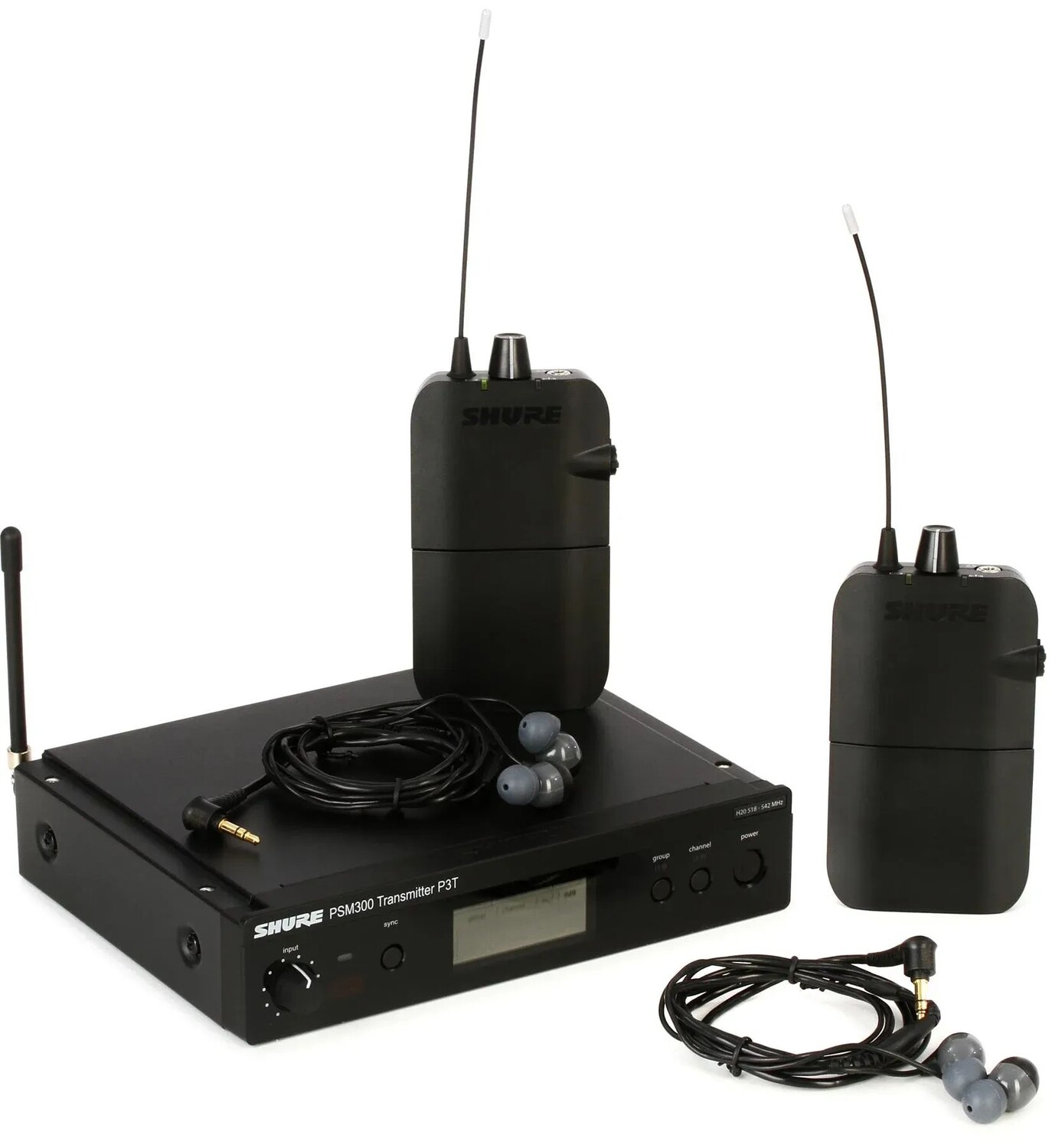

Беспроводная система внутриканального мониторинга Shure PSM300 Twin Pack P3TR112TW — диапазон H20