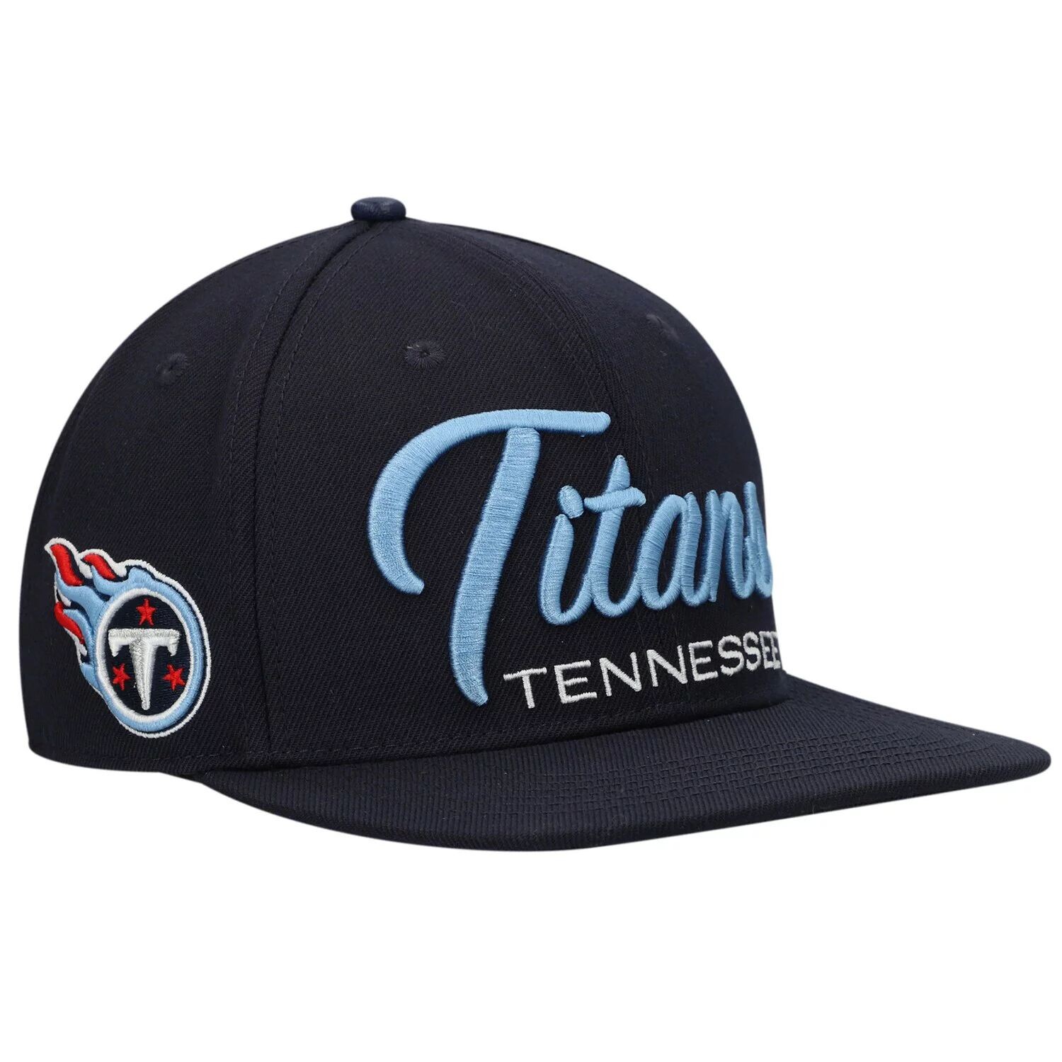 

Мужская кепка Snapback Pro Standard темно-синего цвета с надписью Tennessee Titans