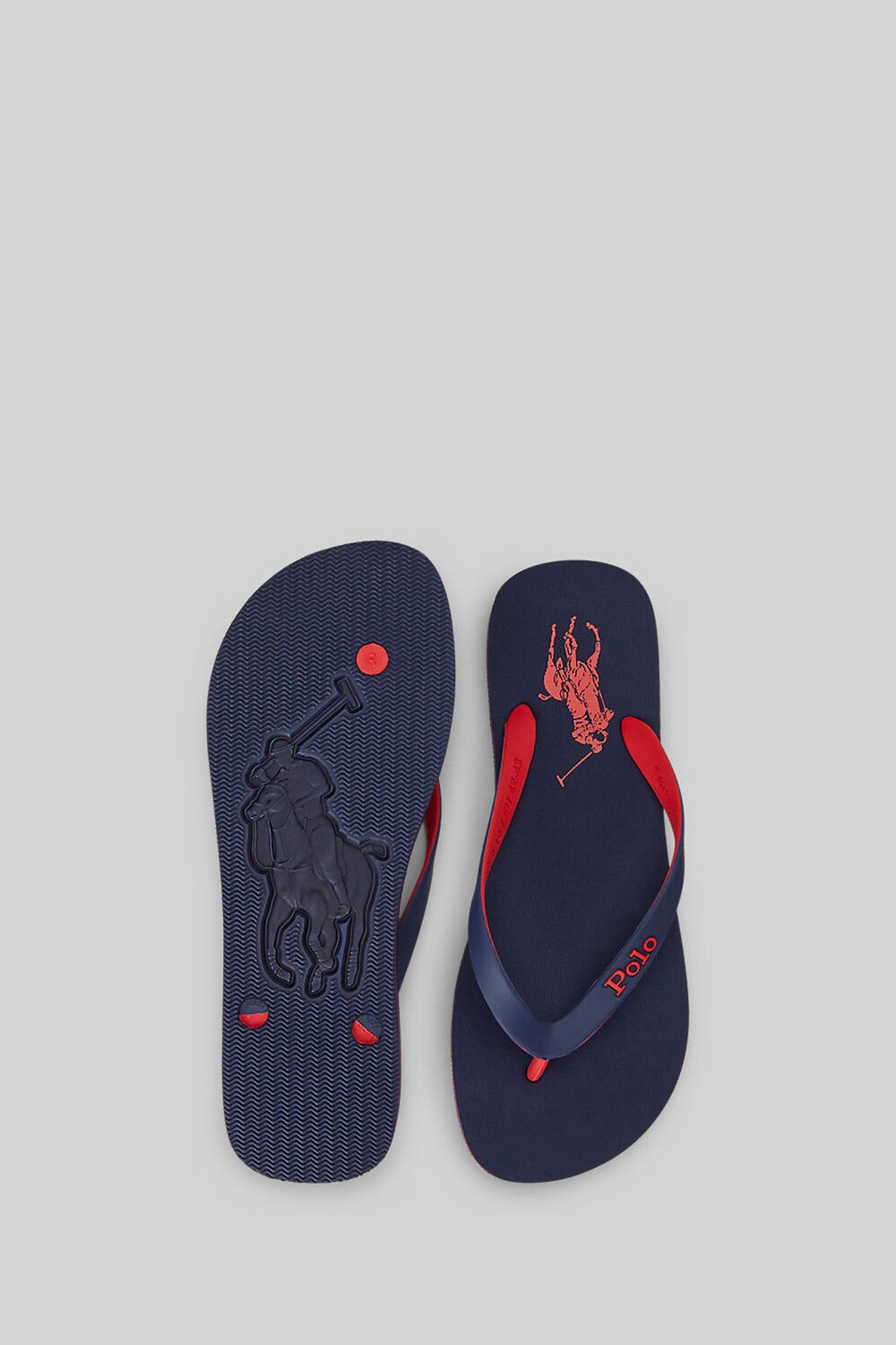 

Шлепанцы из ЭВА с логотипом Polo Ralph Lauren, синий