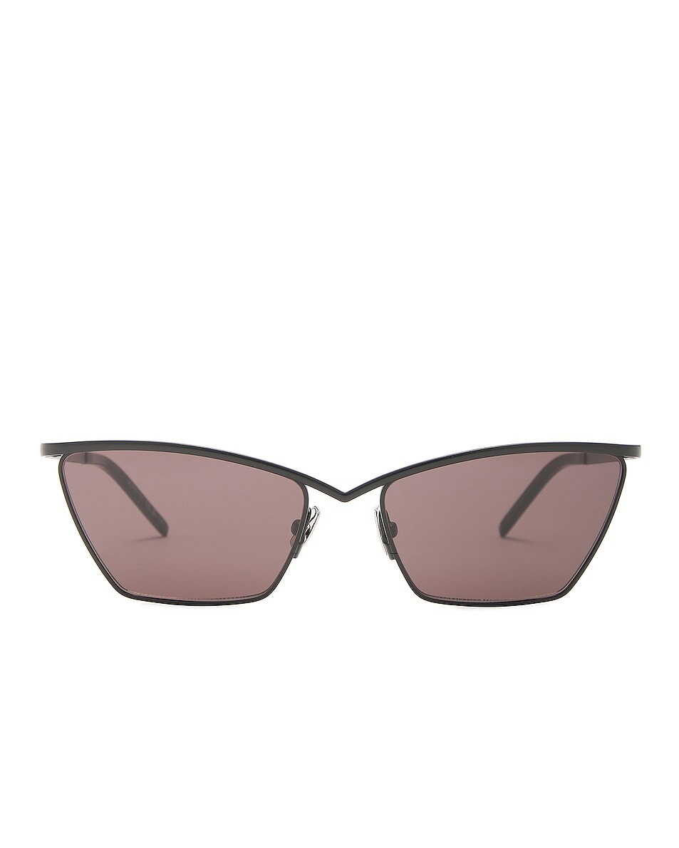 

Солнцезащитные очки Saint Laurent Cat Eye, черный