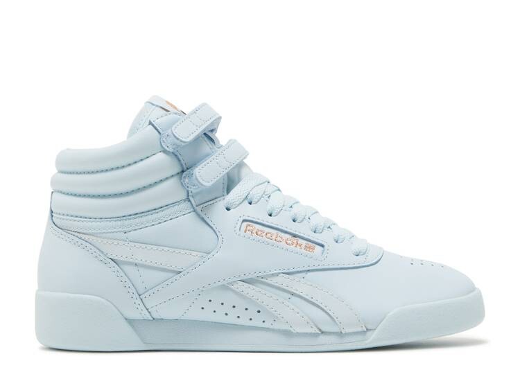 Кроссовки Reebok CARDI B X FREESTYLE HIGH BIG KID 'GLASS BLUE', синий