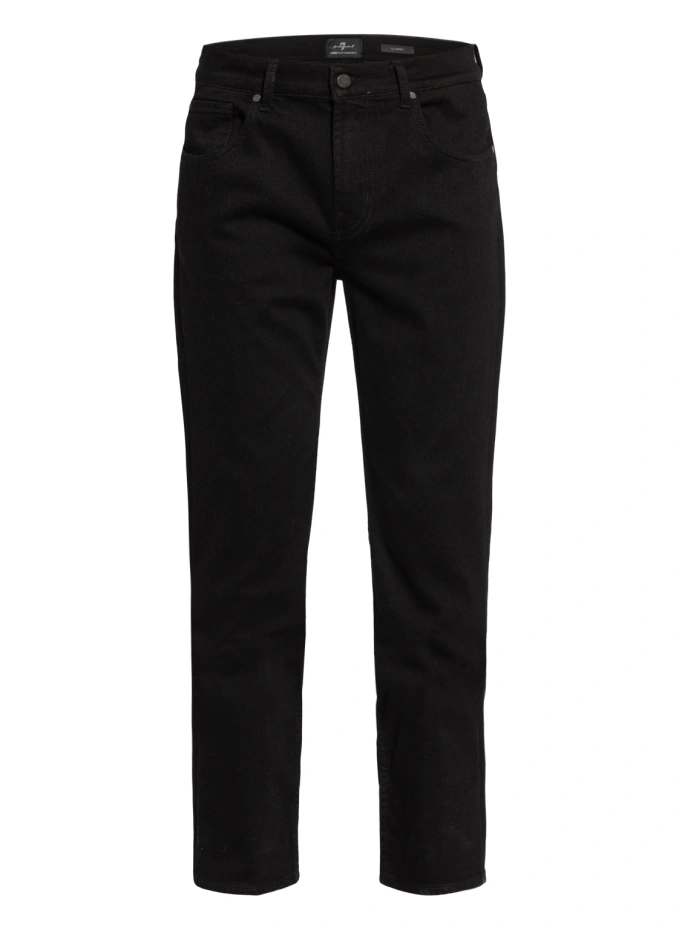 

Узкие джинсы slimmy 7 For All Mankind, черный