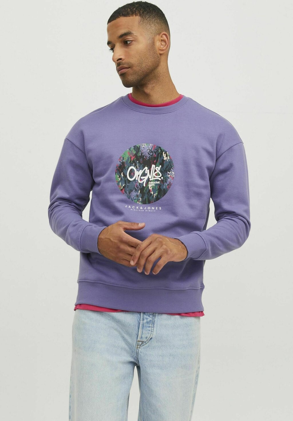 

Толстовка JORSILVERLAKE Jack & Jones, сумеречный фиолетовый