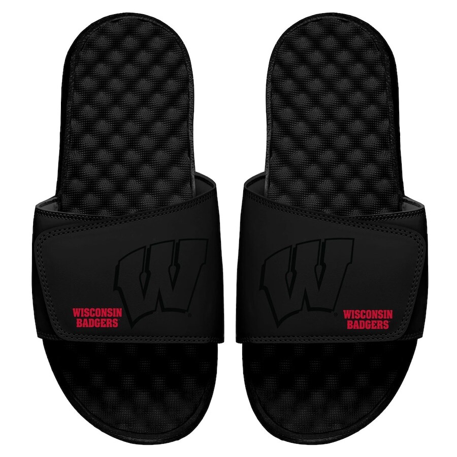 

Шлепанцы ISlide Wisconsin Badgers, черный