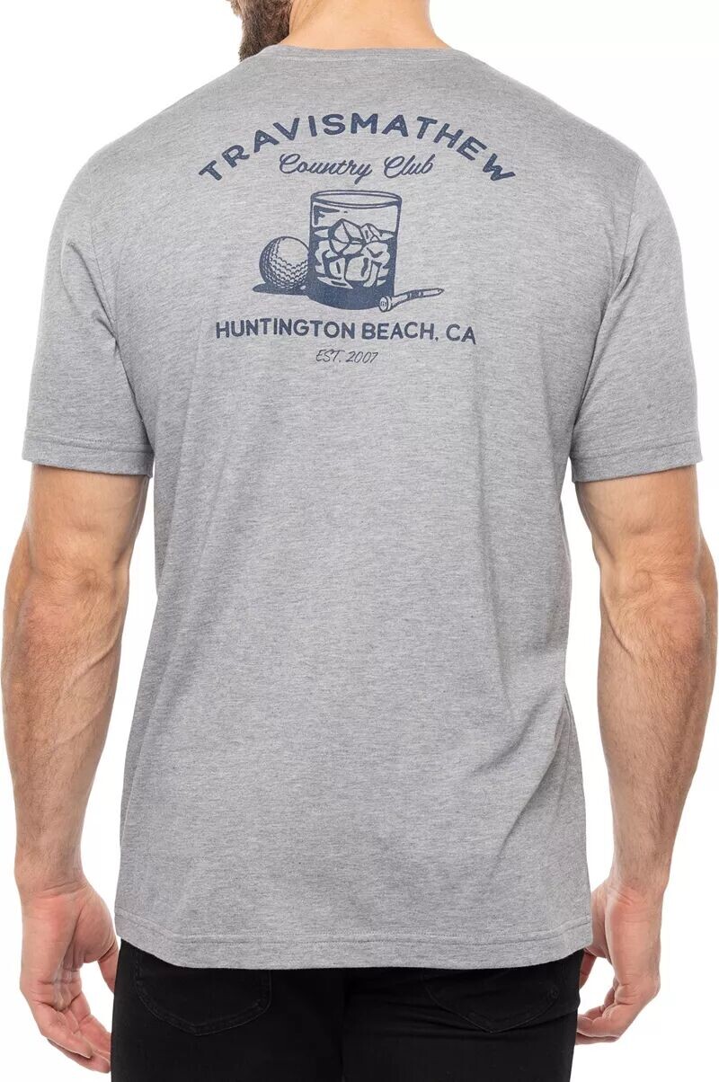 

Мужская футболка для гольфа TravisMathew Seeing Double, серый