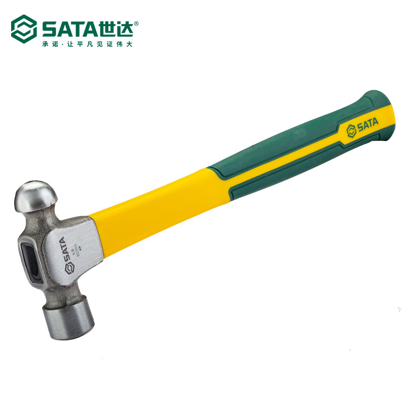 SATA Tools Молоток с шариковой головкой и ручкой из стекловолокна, 1 фунт 92302