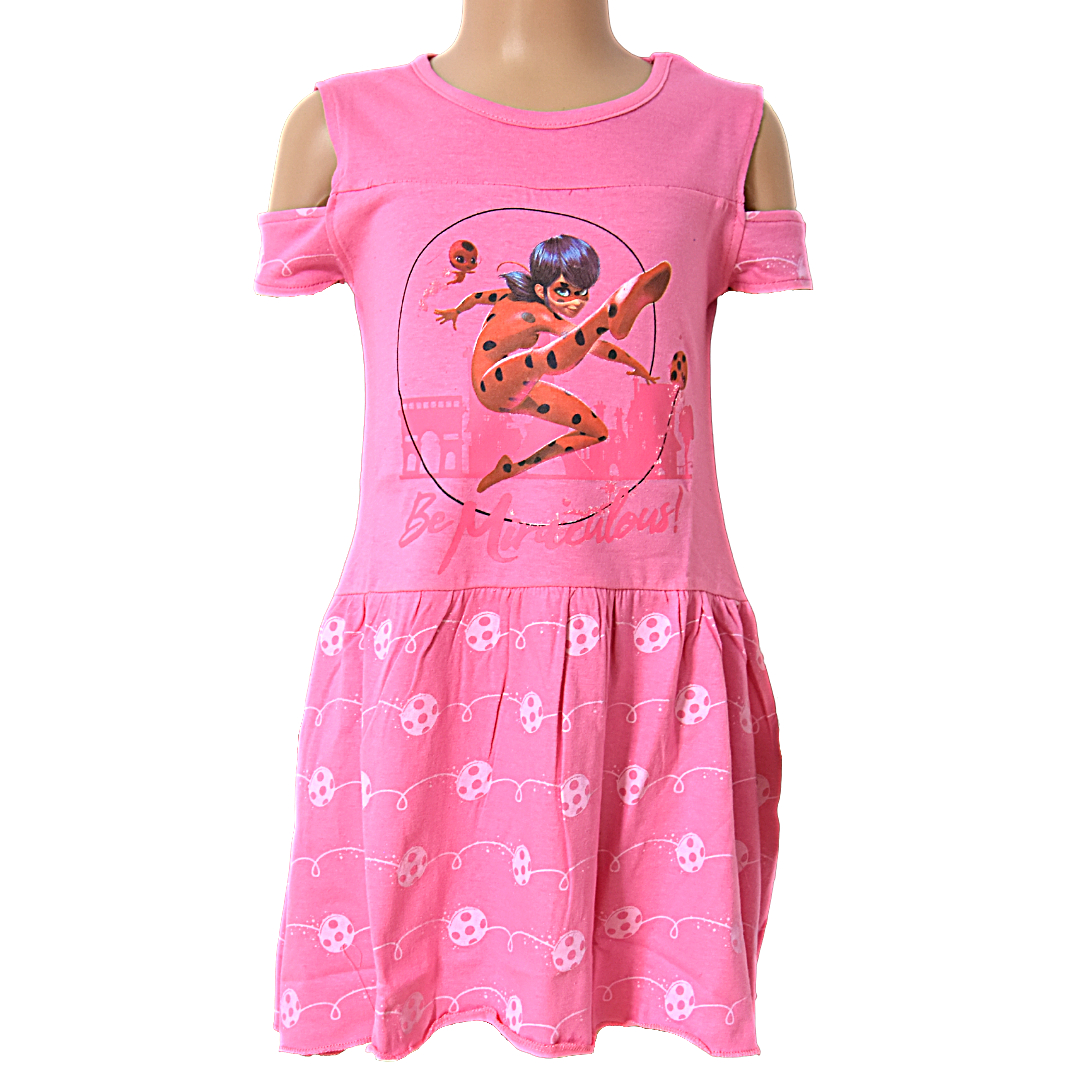 Платье Miraculous Sommer Miraculous Ladybug, розовый кукла playmates toys miraculous ladybug paris wings 12 см 50401 красный черный