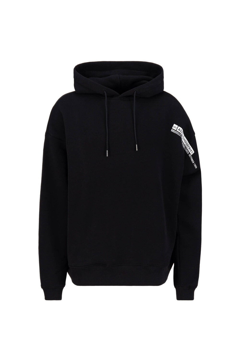 

Толстовка с логотипом из флока Alpha Industries, черный