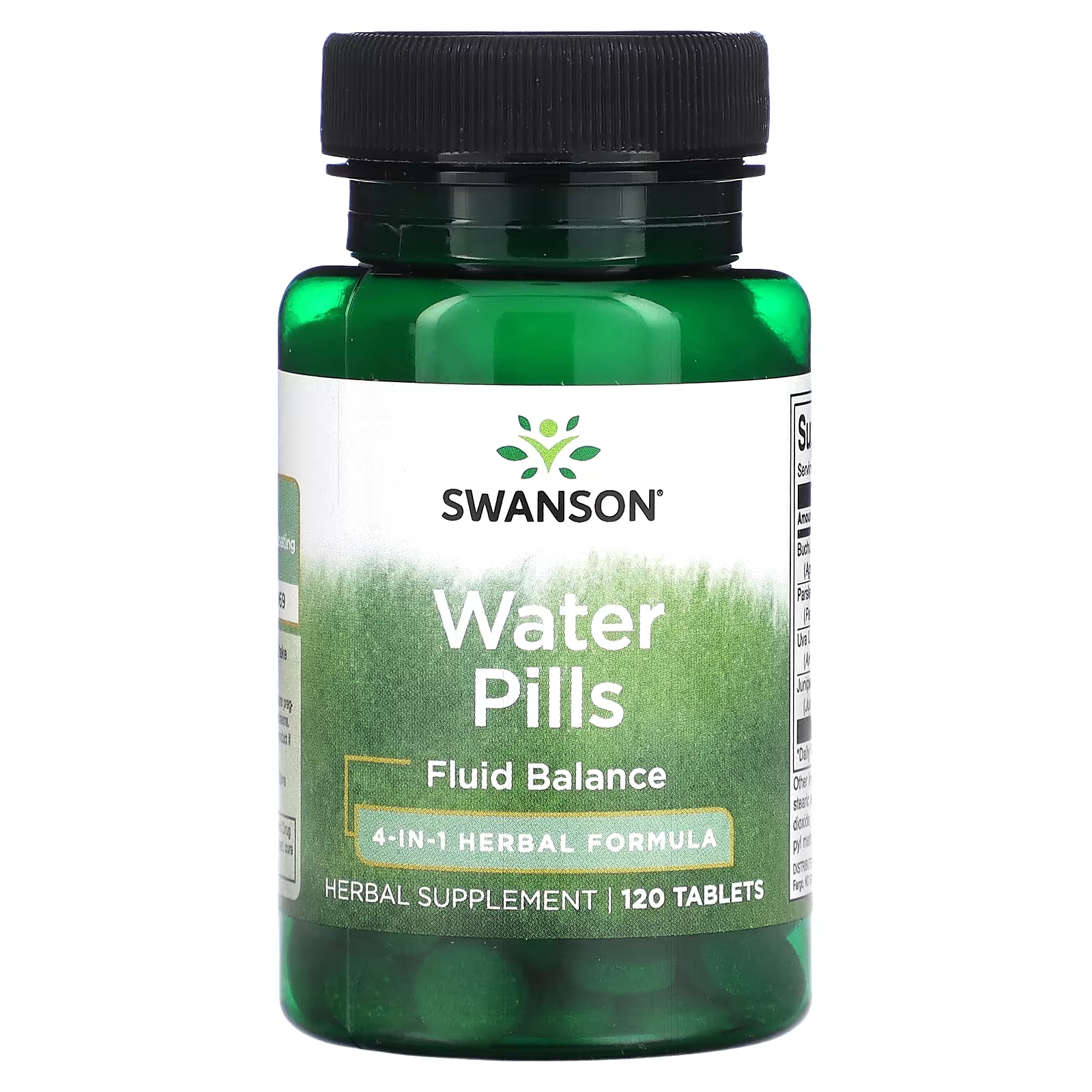 

Травяная формула Swanson Water Pills, 120 таблеток