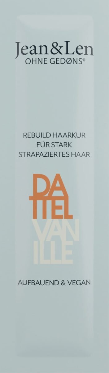 Дата ремонта волос и усилитель Ванильный пакетик 20 мл. Jean&Len шампунь и кондиционер для волос легкое расчесывание и разглаживание