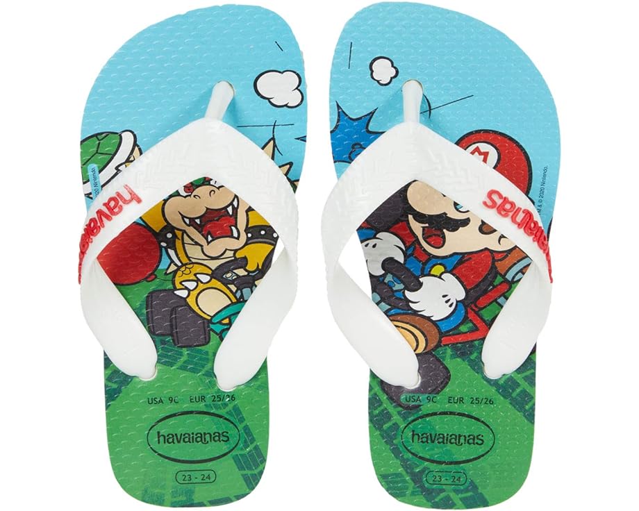 

Сандалии Havaianas Mario Bros, цвет White/White