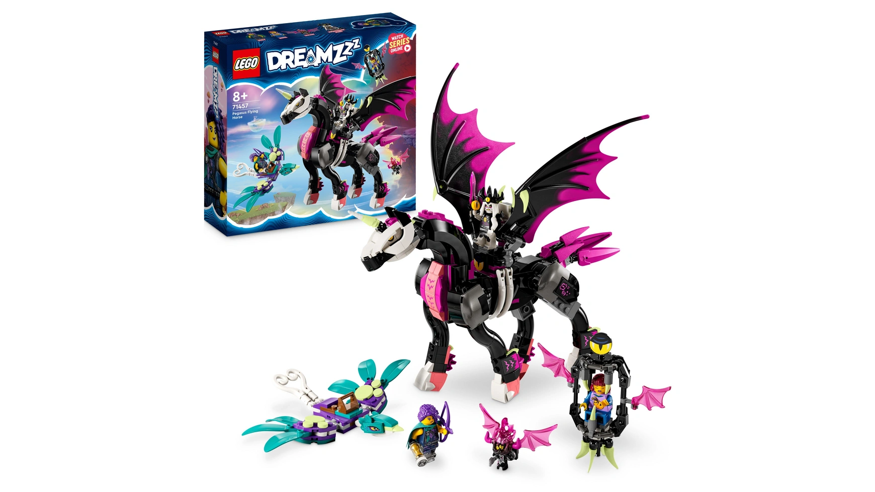 Lego DREAMZzz Набор Пегас, соберите игрушку-лошадку двумя способами lego dreamzzz корабль кошмарной акулы собери пиратскую игрушку 2 в 1