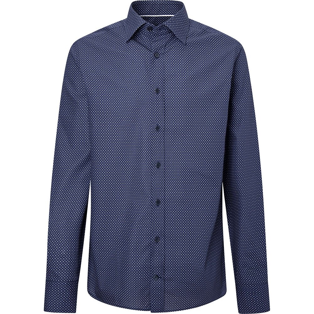 

Рубашка с длинным рукавом Hackett Geometric Print, синий