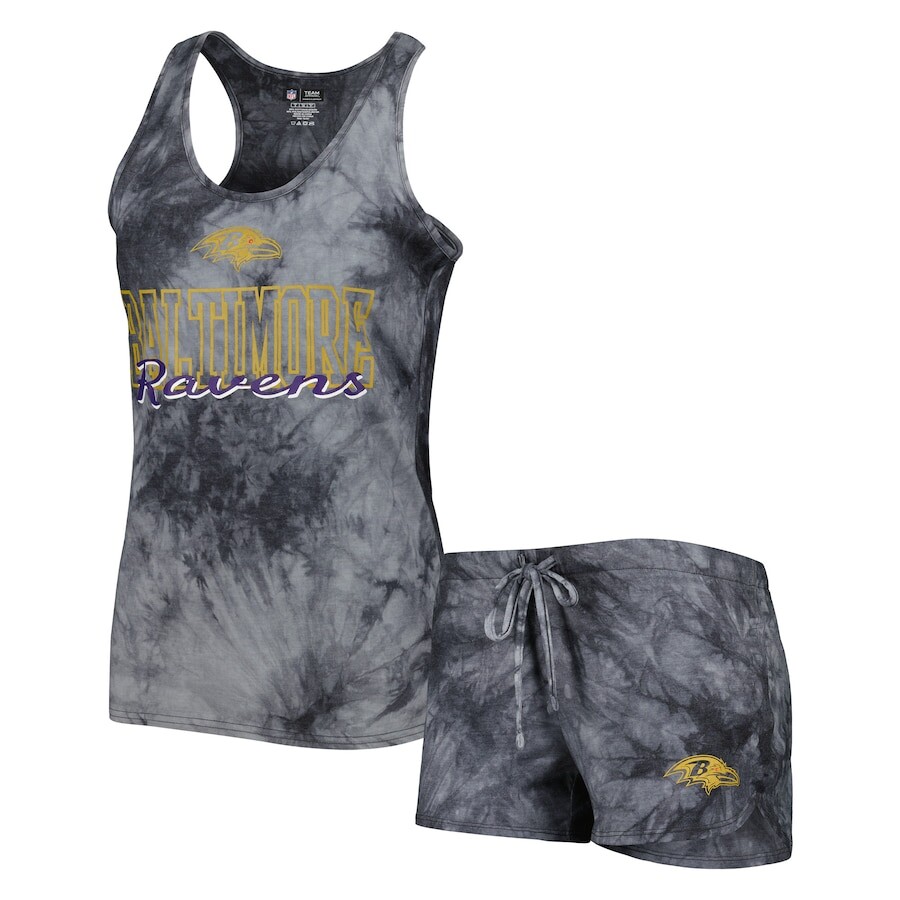 

Пижамный комплект Concepts Sport Baltimore Ravens, угольный