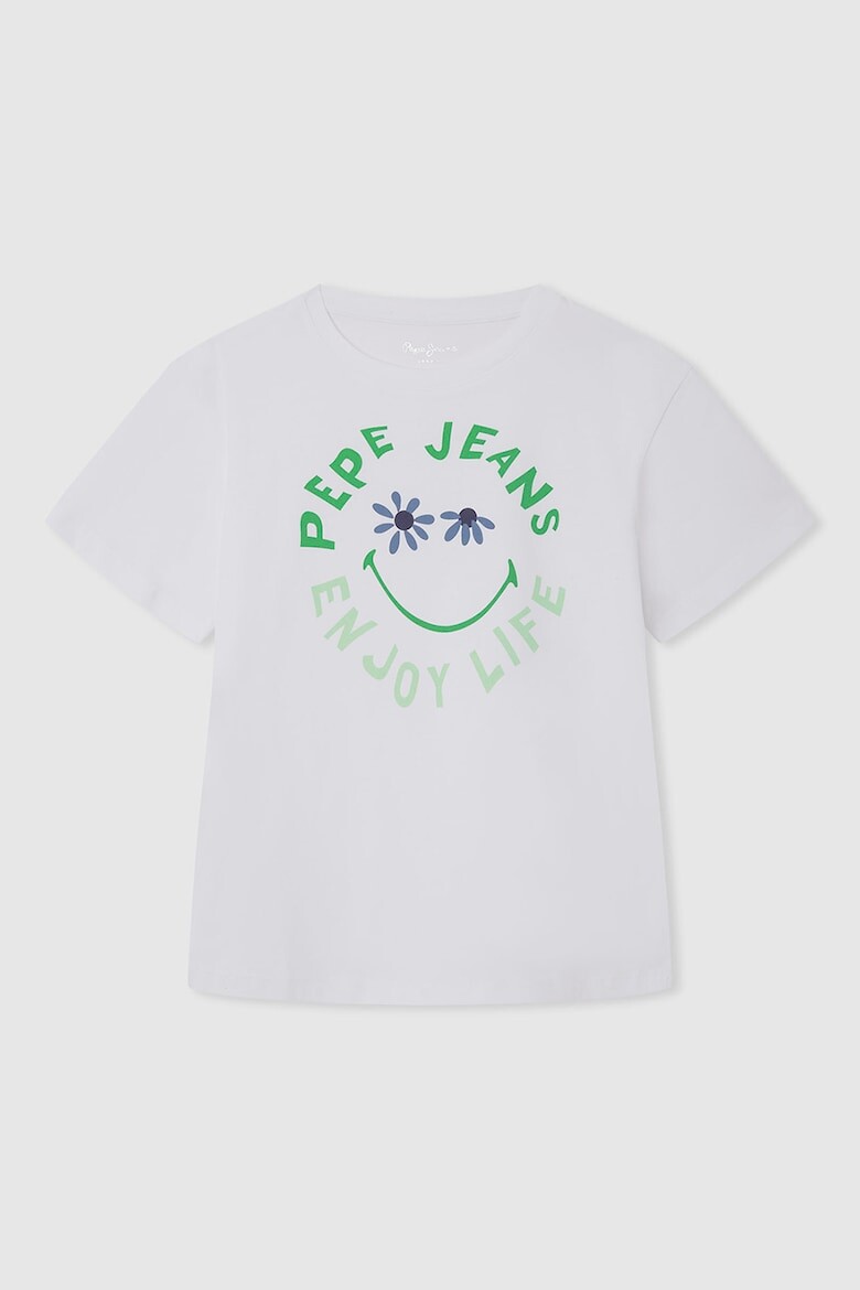 

Футболка с логотипом и надписью Pepe Jeans London, зеленый