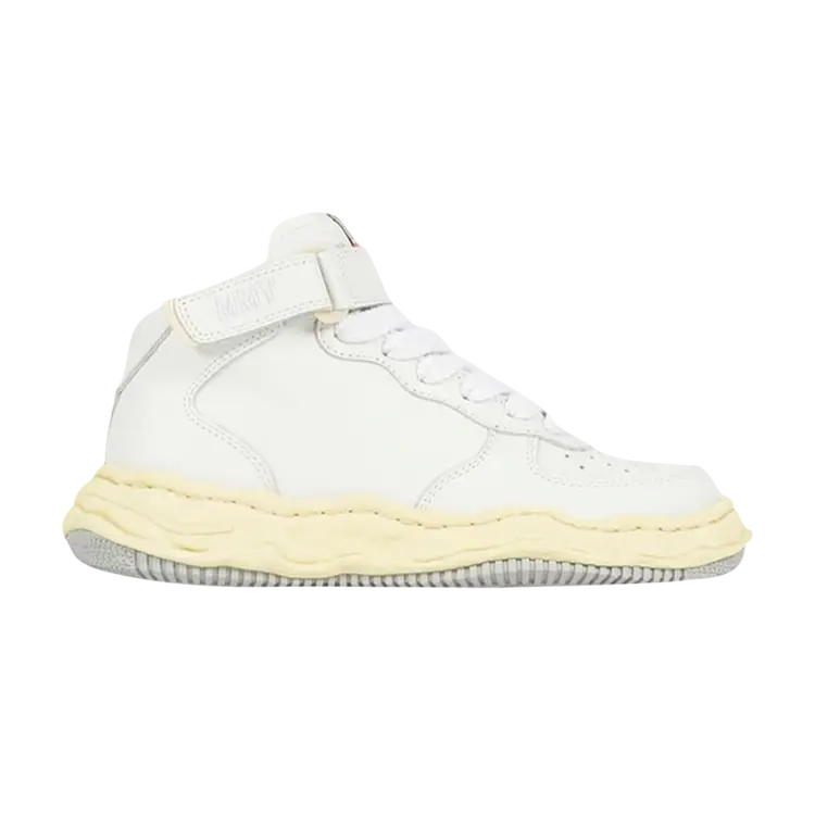 

Кроссовки Maison Mihara Yasuhiro Wayne Vintage Sole Leather High 'White', белый