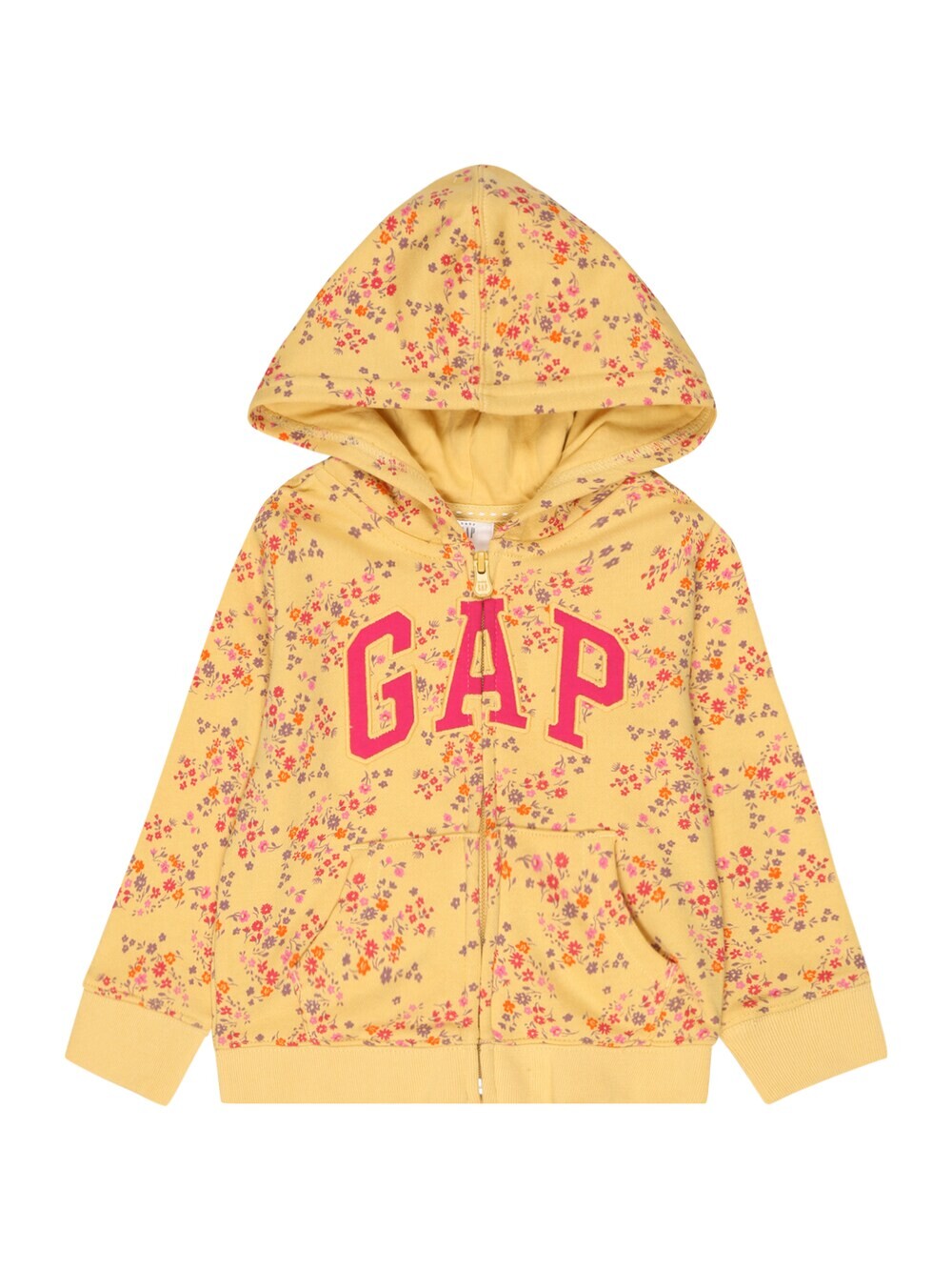 

Толстовка на молнии Gap, желтый