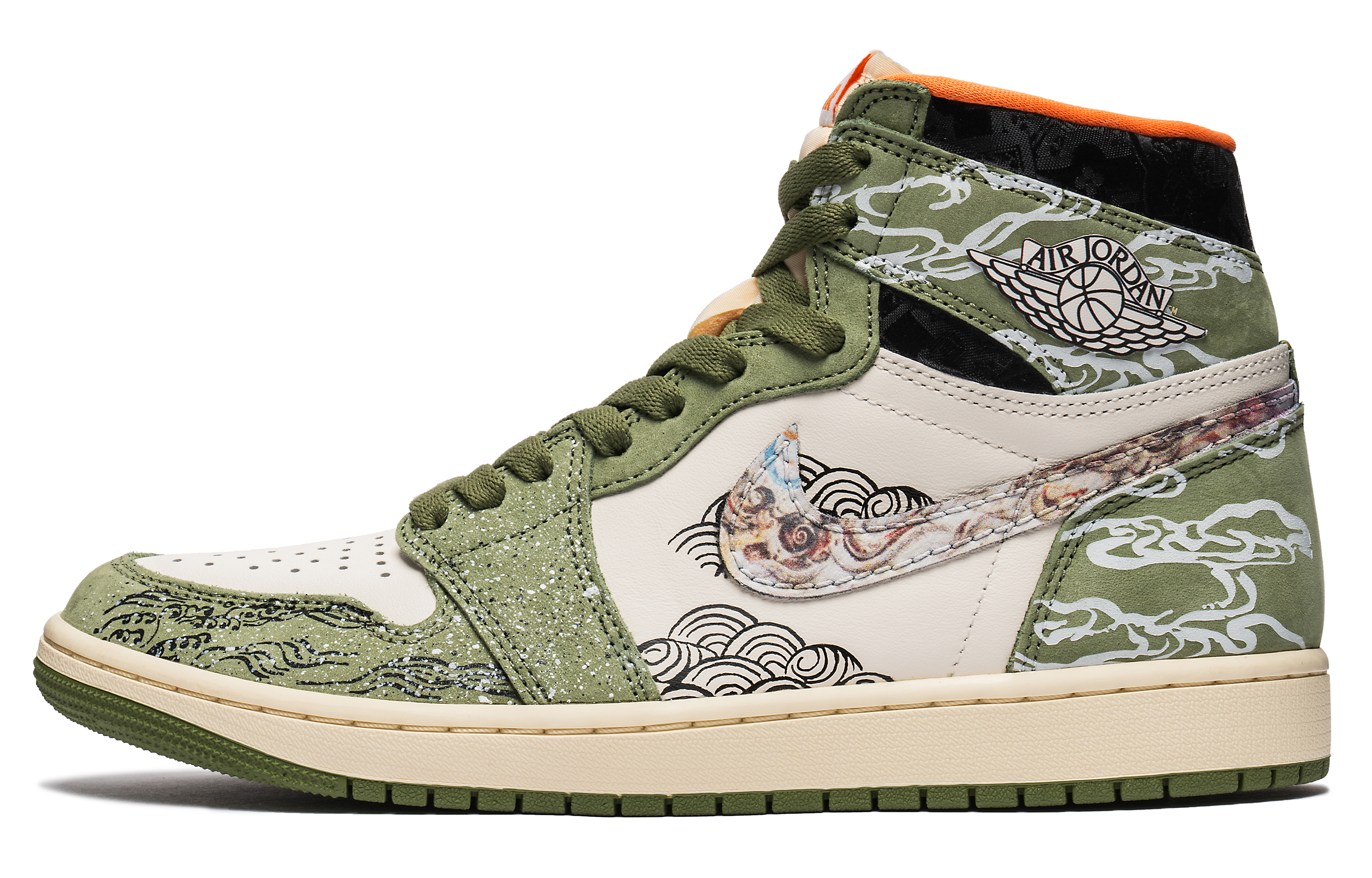 

Jordan Air Jordan 1 винтажные баскетбольные кроссовки мужские, Green