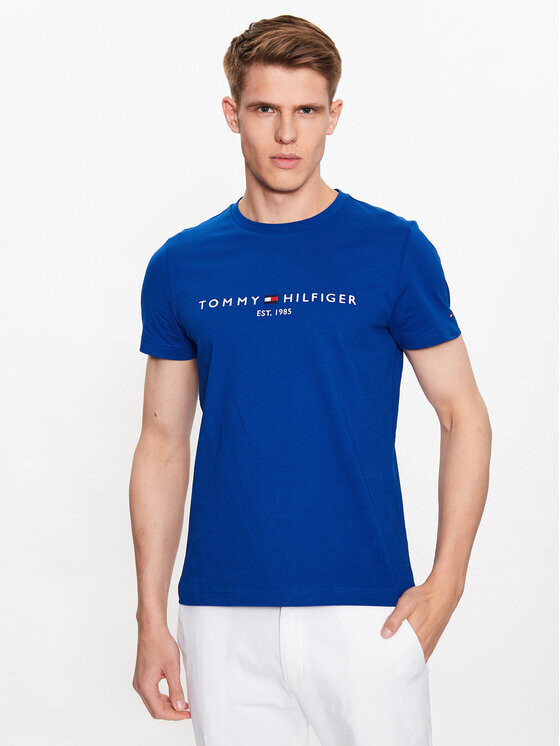 

Футболка узкого кроя Tommy Hilfiger, синий