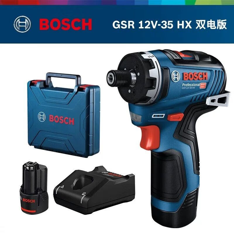 Дрель с регулируемой скоростью Bosch GSR 12V-35HX с кейсом