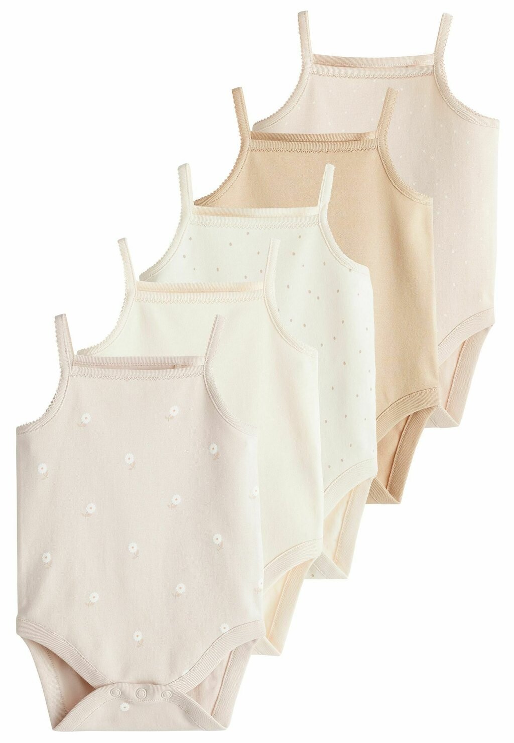 

Боди STRAPPY 5 PACK Next, цвет beige
