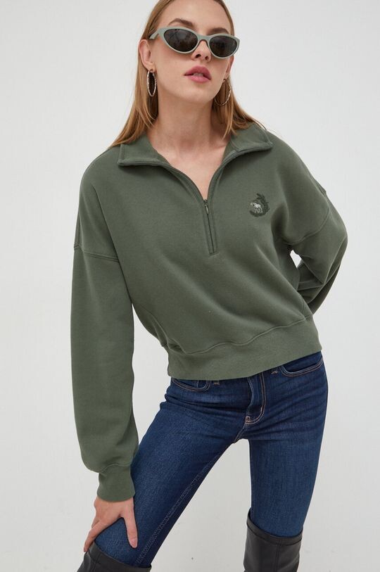

Толстовка Abercrombie & Fitch, зеленый