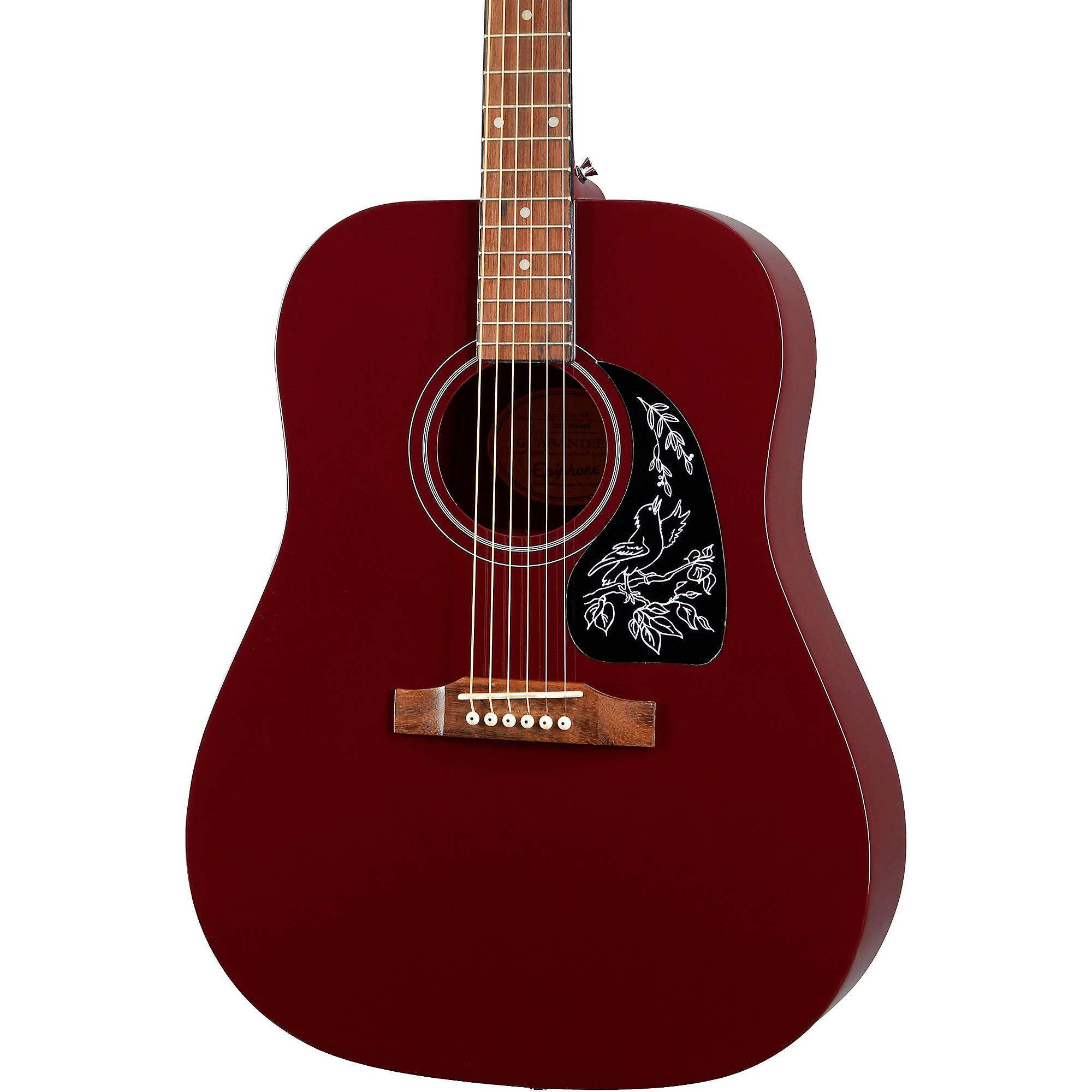 Акустическая гитара Epiphone Starling винно-красный