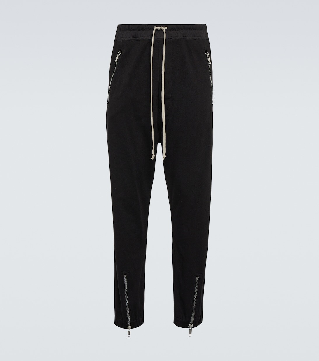 

Хлопковые спортивные штаны Rick Owens, черный