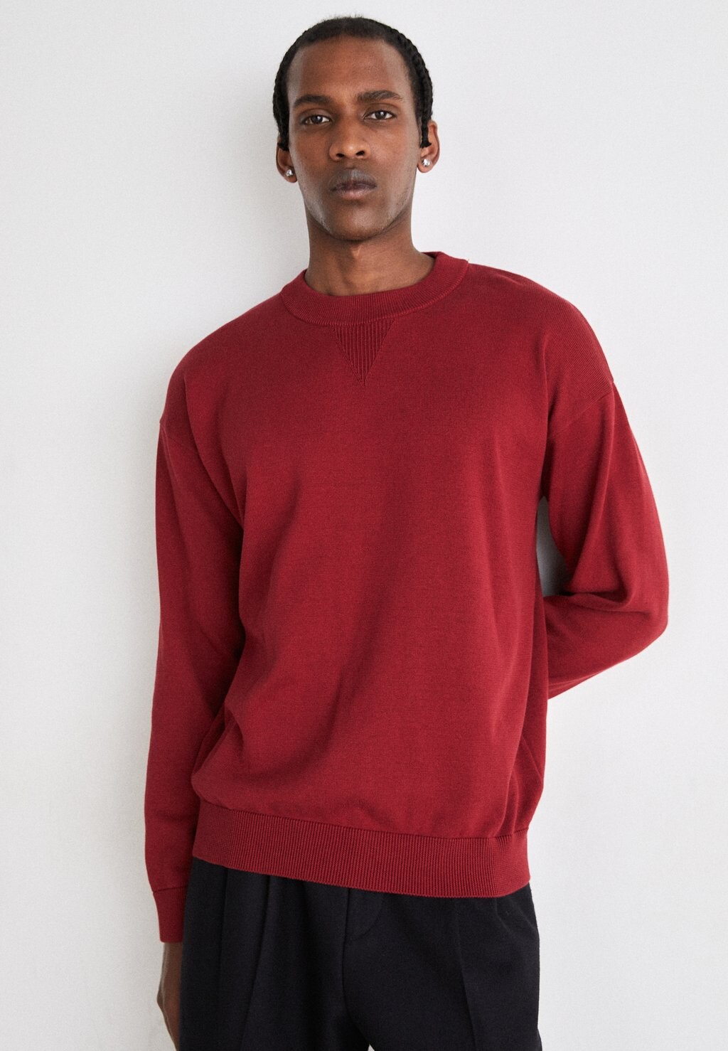 

Свитер Swart HUGO, цвет dark red