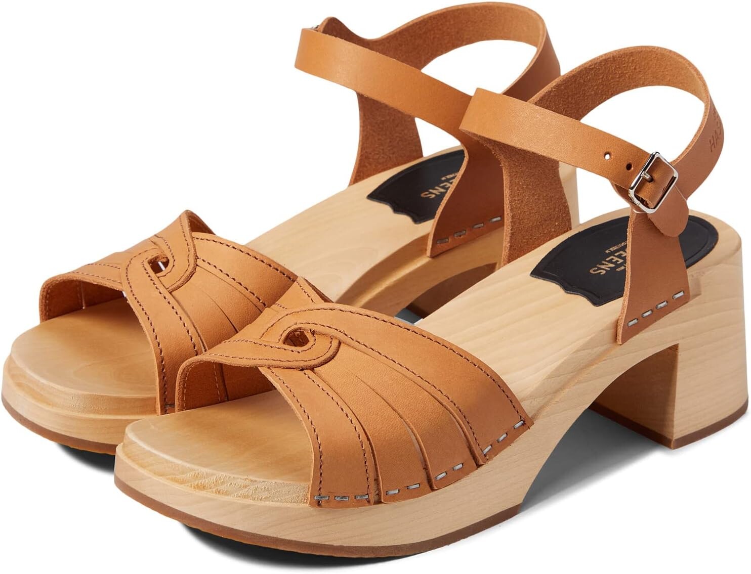 

Босоножки Cross Strap High Swedish Hasbeens, цвет Nature