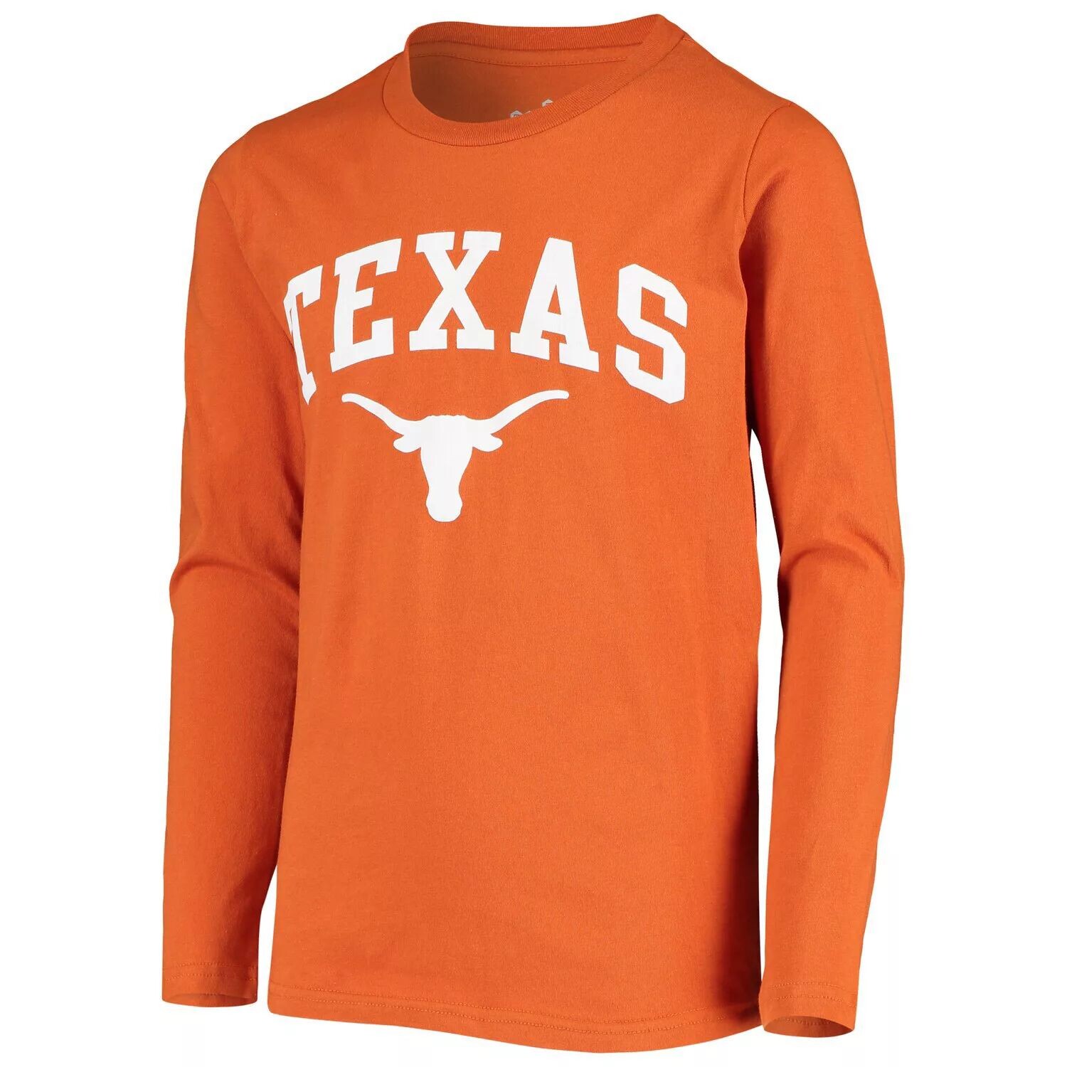 

Молодежная футболка Texas Orange с длинными рукавами и логотипом Texas Longhorns Outerstuff